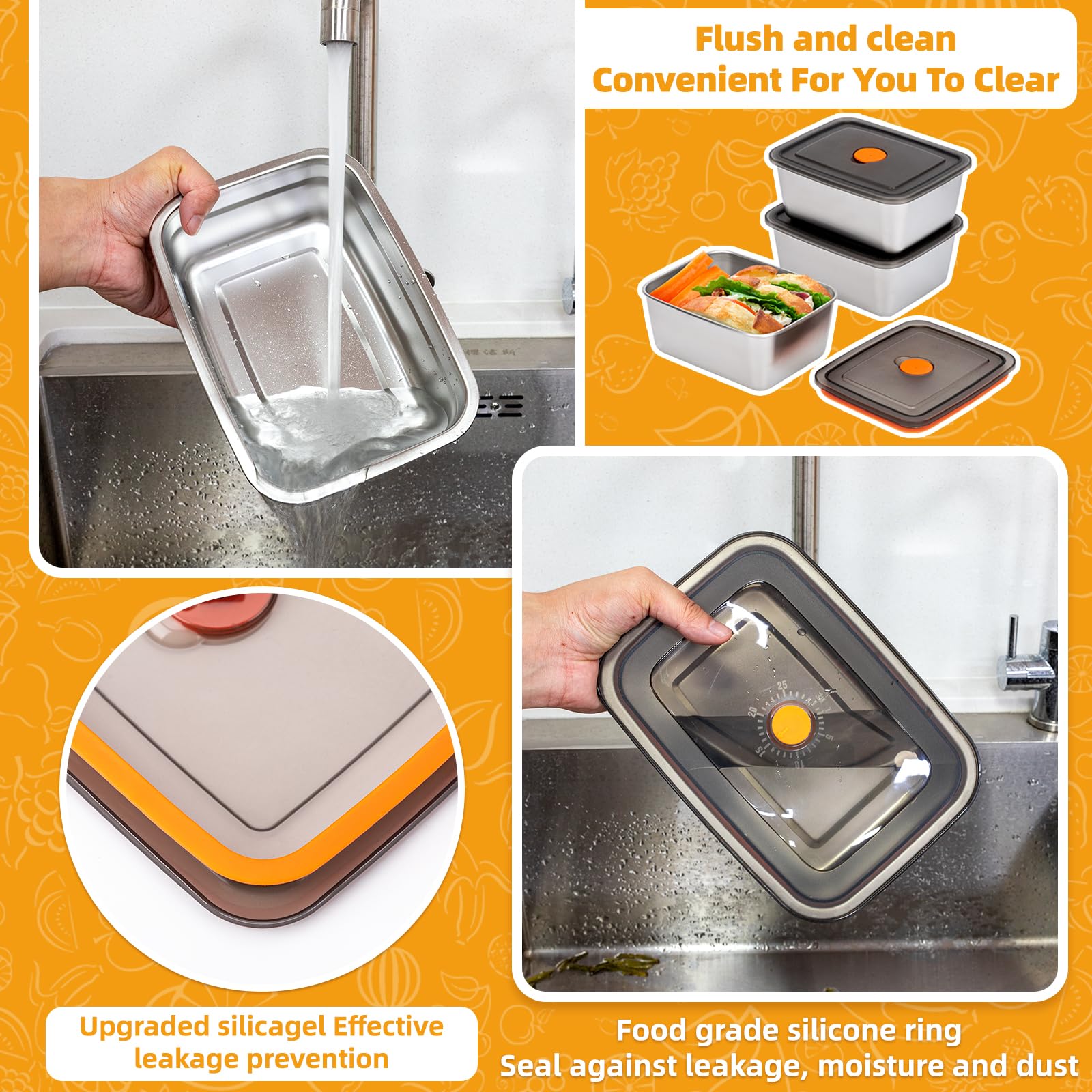 Stainless Steel Camping Lunch  - Bento Box 评论和价格