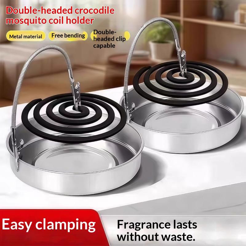 1PC Double-Headed Metal Mosqui - Incense Holder 评论和价格