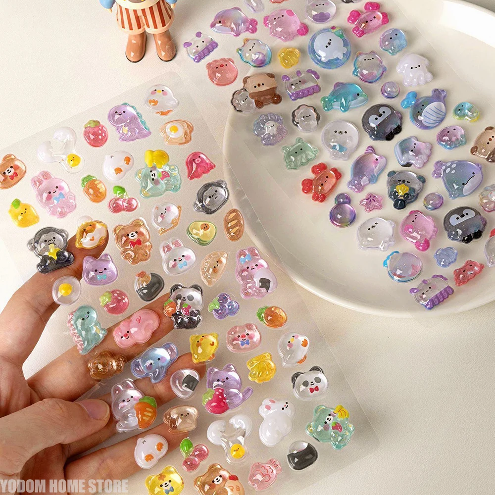 4Pcs Creative 3D Relief Sticke - Japanese Snacks 评论和价格