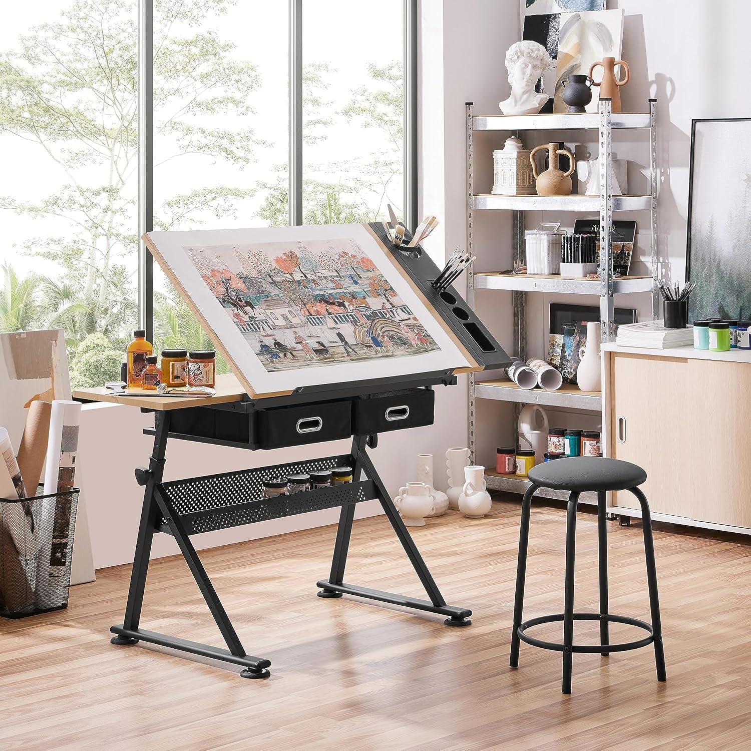Adjustable Drafting Table Art  - Matcha 评论和价格