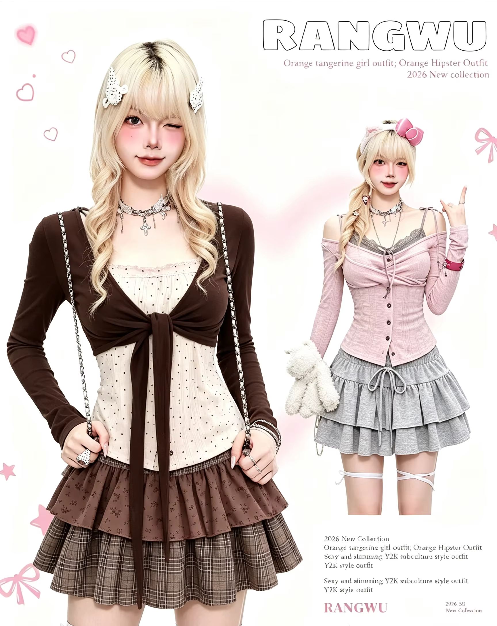 Y2K American Vintage Women Two - Matcha 评论和价格