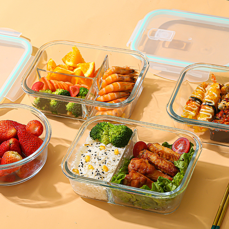 Glass Fresh-Keeping Box high B - Bento Box 评论和价格