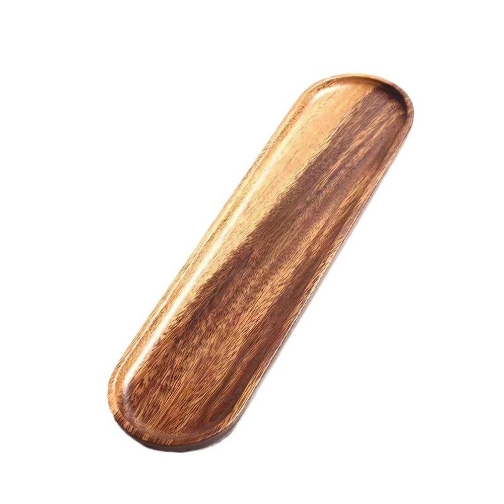 Walnut Wood Tray Tableware Rec - Japanese Snacks 评论和价格