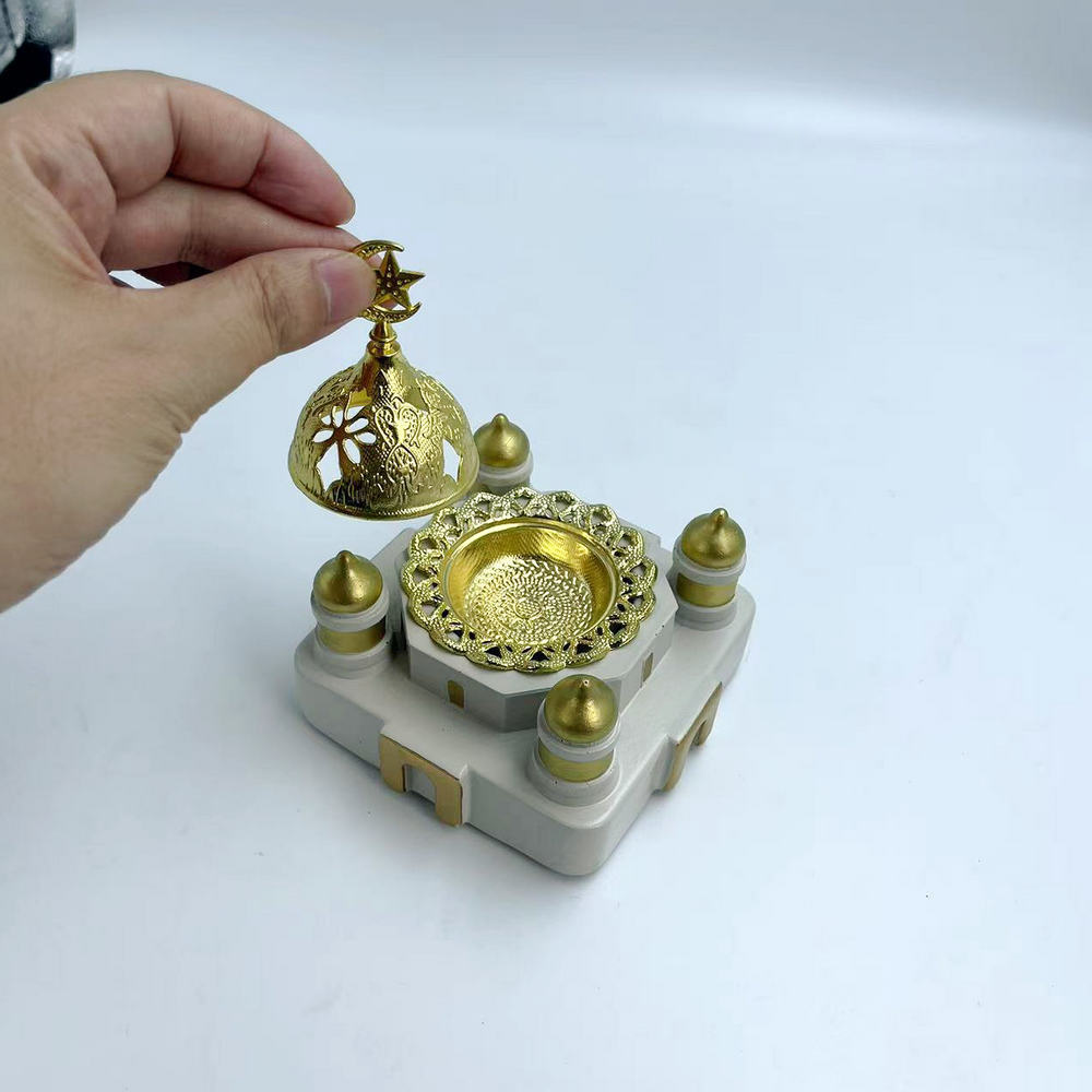 Resin Islamic Mosque - Incense - Incense Holder 评论和价格