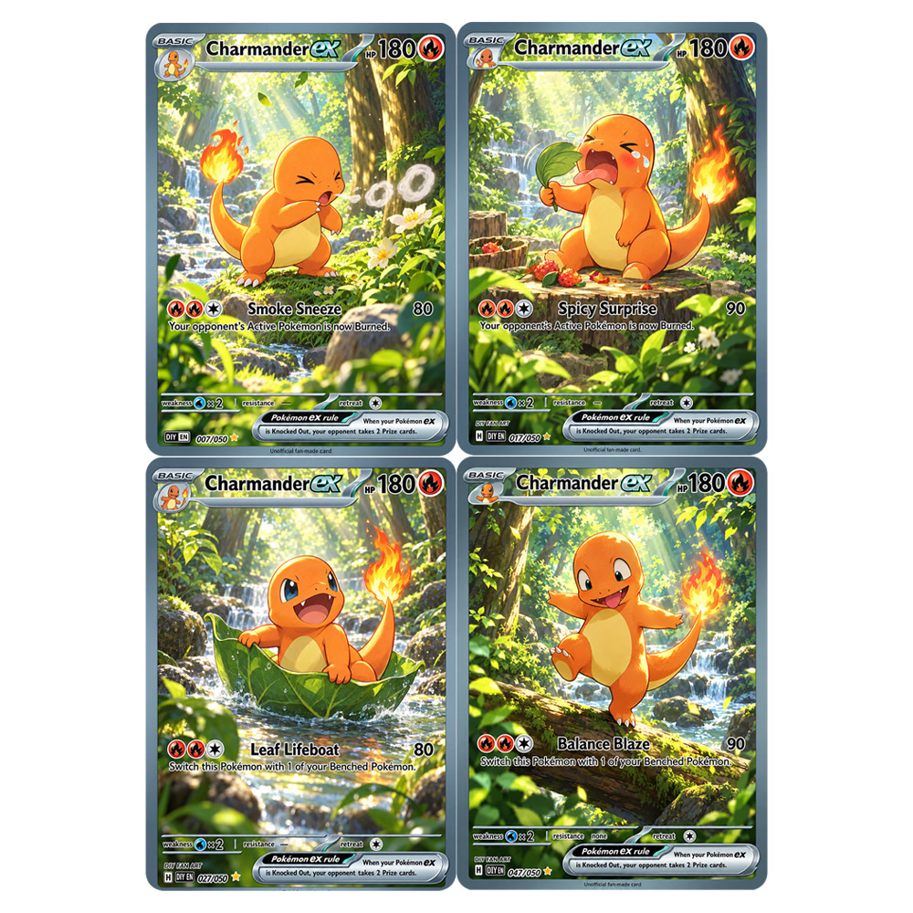 4PCS/Set DIY Collection Card E - Japanese Fan 评论和价格